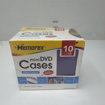 Memorex - 10 pack Rainbow Color Variety Mini DVD Cases - New &amp; Sealed - $9.49
