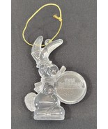 M2) Vintage 1992 Clear Plastic Energizer Bunny Rabbit Christmas Ornament - £4.63 GBP
