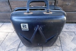 Vintage Black Beauty Brunswick Black Bowling Ball 5JS787 with Retro Bag - $44.18