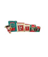 Vintage Hallmark Keepsake Christmas Ornament Lot of 5 Santa/Coach /Teach... - £14.21 GBP