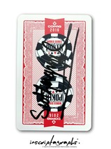 Scotty Nguyen Signed WSOP Used Single Poker Playing Card COA Autograph Red Star - £46.48 GBP