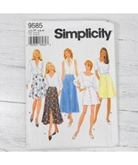 Vtg Simplicity Pattern 9585 Set Of  5 Skirts 6 8 10 Uncut Factory Folded - £19.66 GBP