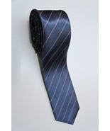 Dark Silver Grey Black Pink White #1 striped 5cm Necktie - $19.99