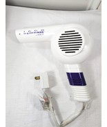 Vintage Supermax Conair 1600 watt Hair Blow Dryer 35WTA purple white Ful... - $31.24 CAD