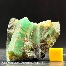 RARE: Emerald on Quartz Crystal, Brazil, South America – Genuine Mineral - £57.03 GBP