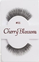 An item in the Health & Beauty category: CHERRY BLOSSOM EYELASHES MODEL# 66 -100% HUMAN HAIR BLACK 1 PAIR PER PACK
