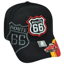 Route 66 Shadowed logo with Corvette on the bill of a new black ballcap ... - €13,12 EUR