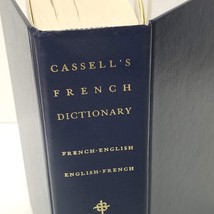 Cassell&#39;s French English Dictionary 1982 Blue Hardback Cassell Tabbed - £5.43 GBP