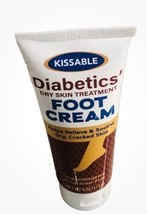 Kissable Diabetic’s Dry Skin Treatment Foot Cream:4floz/113gm-Hypoallerg... - $14.73