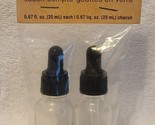 Crafter&#39;s Square Glass Dropper Bottles - £5.57 GBP