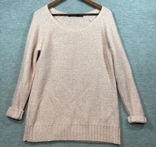 Lauren Ralph Lauren Womens Sweater M Pink Knit Sweater Pullover - $406.76 MXN