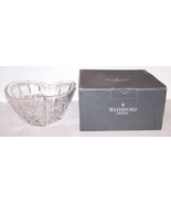 STUNNING SIGNED WATERFORD CRYSTAL SWEETHEART HEART SHAPED 6 1/4&quot; BOWL IN... - $67.22 CAD
