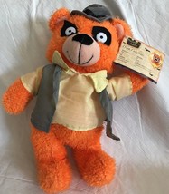 Transylvania Teddies sir loin Orange TEDDY BEAR 11&quot; Plush w/Death Certif... - £13.54 GBP