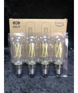 Dimmable T8/T25 Led Candelabra Base Bulb 4w Daylight 5000k 40 Watt 4 Pack - $9.89