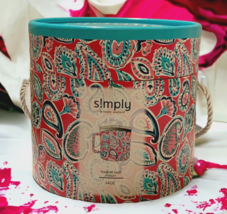 Simply by Simply Southern Tumbler Mug 14 Paisley Hot Cold Technology - £16.44 GBP