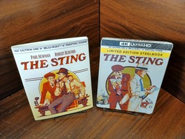 Sting 1973 Steelbook (4K+Blu-ray-No Digital)Custom Slipcover-Free Box Shipping! - £28.17 GBP
