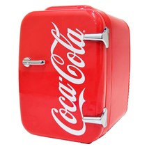 Retro Coca-Cola Mini Fridge For Bedroom - Car, Office Desk &amp; College Dorm Room - - £71.93 GBP