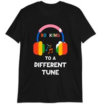 Autistic Awareness Shirt, Autism Game T Shirt, Rocking&#39; to A Different Tune T-Sh - £15.62 GBP+