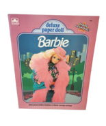 VINTAGE 1991 DELUXE PAPER DOLL BARBIE PRECUT CLOTHES MATTEL BOOK NEVER USED - £26.27 GBP