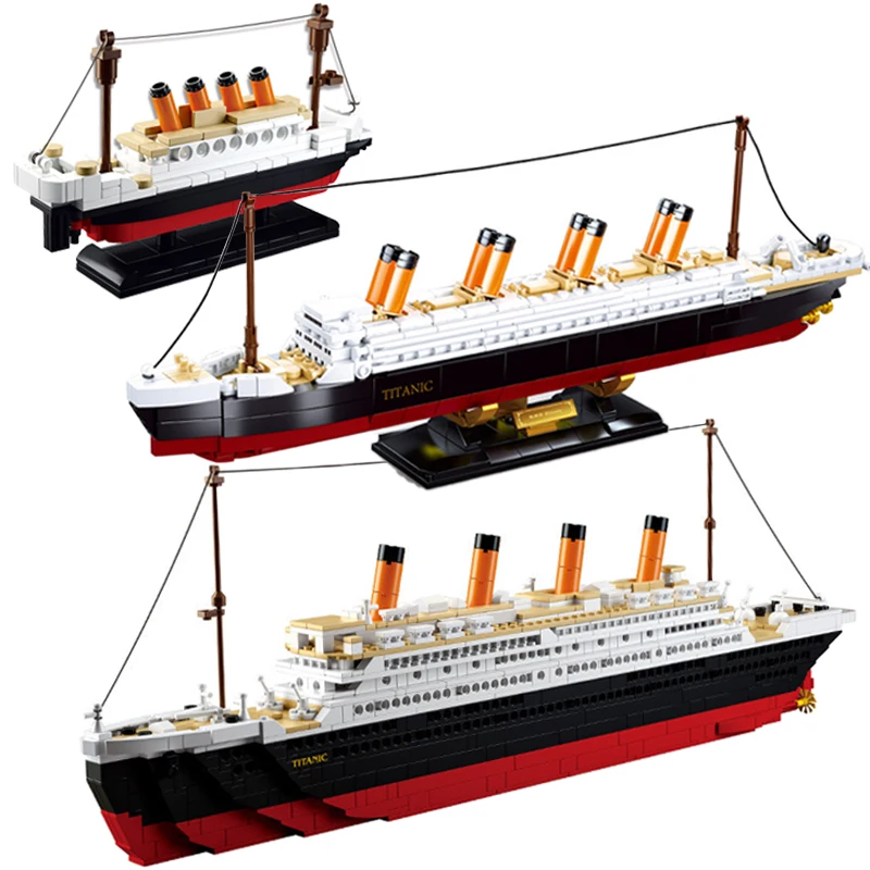 New Titanic RMS Cruise Boat Ship City Model Building Kits 3D Blocks Ideas Diy - £15.63 GBP+