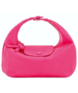Longchamp Le Pliage Xtra Round Leather Top Handle Bag Pouch ~NIP~ Pink - $6,841.58 MXN