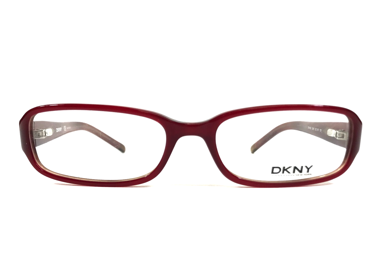 DKNY Eyeglasses Frames DY4550 3019 Burgundy Red Rectangle Full Rim 52-16... - $59.39