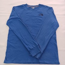 The North Face AX3T377 Men's Box NSE Blue Cotton Long Sleeve T-Shirt Size Medium image 14