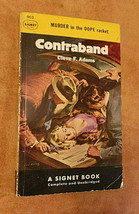 Vintage Paperback Contraband  by Cleve Adams 1st Signet 902 January 1951 VG+ - £9.38 GBP