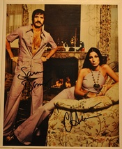Sonny &amp; Cher Signed Photo X2 - The Sonny And Cher Comedy Hour - I Got You Babe W - £502.79 GBP