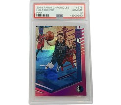 Luka Doncic Rookie RC 2018-19 Chronicles PINK PSA 10 GEM #278 Mavericks POP 94 - £5,034.84 GBP