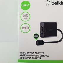 Belkin USB-C to VGA Port HDMI Adapter Video Transfer Cable Connector Mac... - £18.88 GBP