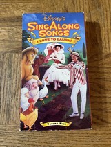 Disney Sing Along I Love To Laugh VHS - £11.77 GBP