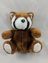 Bear Plush 7 Inch Brown Black Stripe Face United Plush Stuffed Animal toy - £7.10 GBP