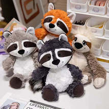 25/35cm Creative Toys Forest Animals Fox Raccoon Sloths Plush Doll Pillows Soft  - $5.46+