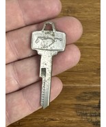 Ford Mustang Striding Horse Logo Silver Tone Vintage Car Key Blank - $27.08 CAD