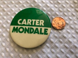 Carter Mondale President Pin Pinback 1968 Campaign Pin Jimmy Carter - £8.41 GBP