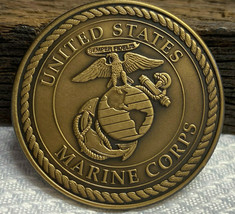 United States Marine Corps Where People Make the Difference Challenge Coin - £23.86 GBP