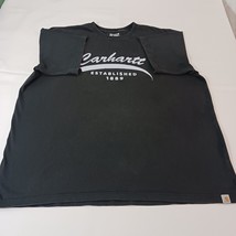 Carhartt TK5714-M Men's Black Cotton Short Sleeve Relaxed Fit T-Shirt Size 2XL image 11