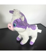 KellyToy Donkey Mule White Purple Soft 15in tall Plush stuffed animal. N... - $12.38