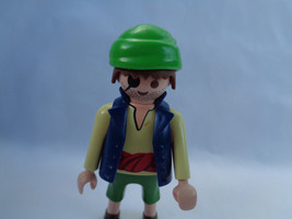 2006 Playmobil Replacement Pirate Figure w/ Eye Patch  - £1.17 GBP