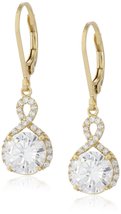 Swarovski Infinity Crystal Drop Earrings - Gold - $29.99