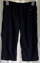 Nike Navy Blue / Pink Accents Crop Pants SZ XS - $27.46 CAD