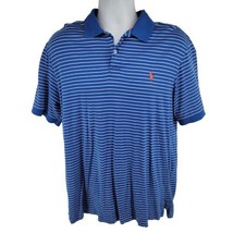 Polo Golf Ralph Lauren Pro Fit Blue Polo Shirt Size L Pony Logo - £22.11 GBP