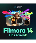 Wondershare Filmora 14 Video Editor for Windows Lifetime DVD - $75.95