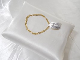 Giani Bernini 18k Gold /Sterling Silver Plate 7-1/2&quot; Figucci Bracelet D107 $120 - £41.29 GBP