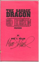 Savage Dragon - Red Horizon preview 1996-signed by artist Mike S Miller-early... - £43.68 GBP