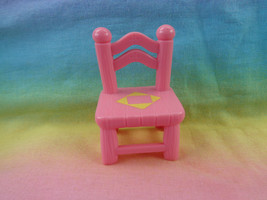 Mattel Viacom Dora the Explorer Dollhouse Replacement Pink Dining Chair - $2.95