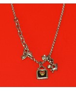 Jewelry-SKU#x118/Brighton Necklace Heart 2Tone Silver - $36.00
