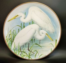 The Great Egrets Porcelain Collector Plate National Audubon Society Lansdowne - £17.20 GBP