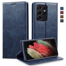 For Samsung S23+ S23 S21 S10 A52S A13 A53 5G Magnetic Leather Wallet Flip Case - $53.71